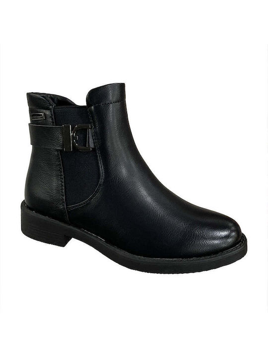 Ustyle Damen Chelsea Stiefeletten Schwarz