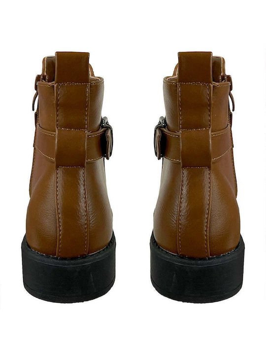 Damen Chelsea Stiefeletten Braun