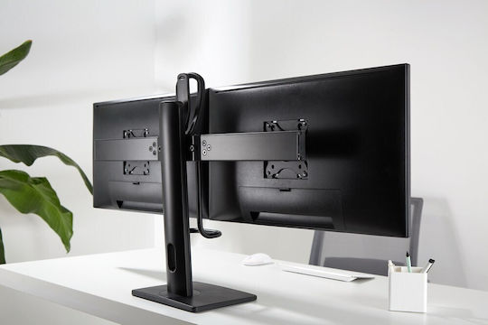 Gembird MS-D2-01 Επιτραπέζια Βάση για 2 Οθόνες έως 27"