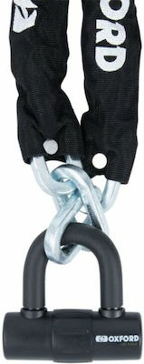 Oxford Hd Max Motorcycle Anti-Theft Chain in Black