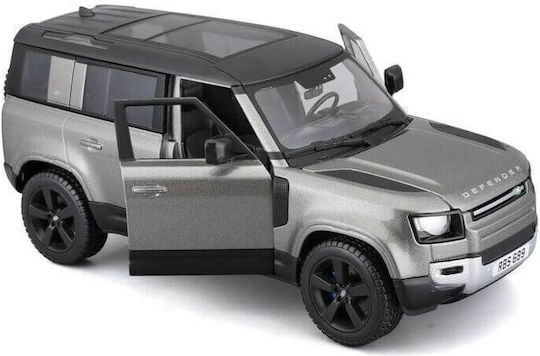 Bburago Mașinuță 1:24 Land Rover Defender 110 2022 - Argintiu pentru 3++ Ani