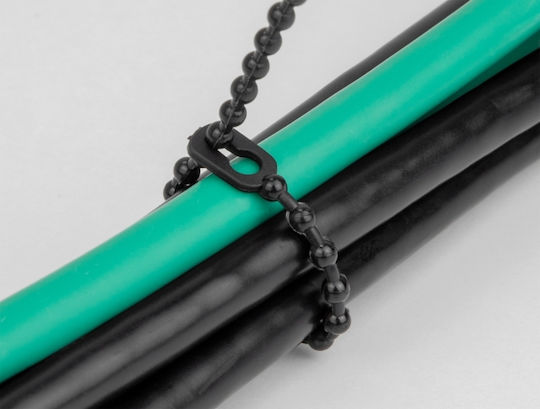 DeLock Δεματικά Καλωδίων Πλαστικά 100mmx2.4mm σε Μαύρο χρώμα (100τμχ) (19566)