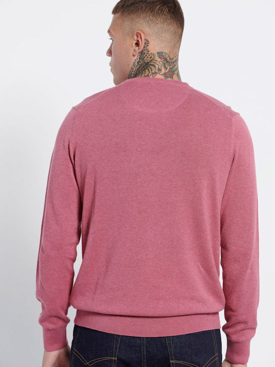 Garage Fifty5 Men's Long Sleeve Sweater Rose Wine