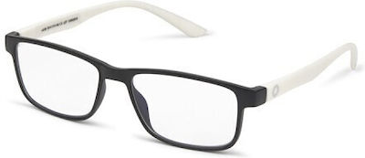 Nordic Vision Reading Glasses +3.00 in Black color