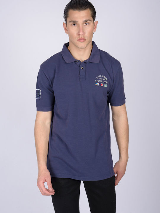 North 56.4 Men's Short Sleeve Blouse Polo BLUE NAVY