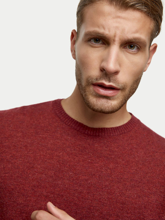 North 56.4 Herren Langarm-Pullover BORDO