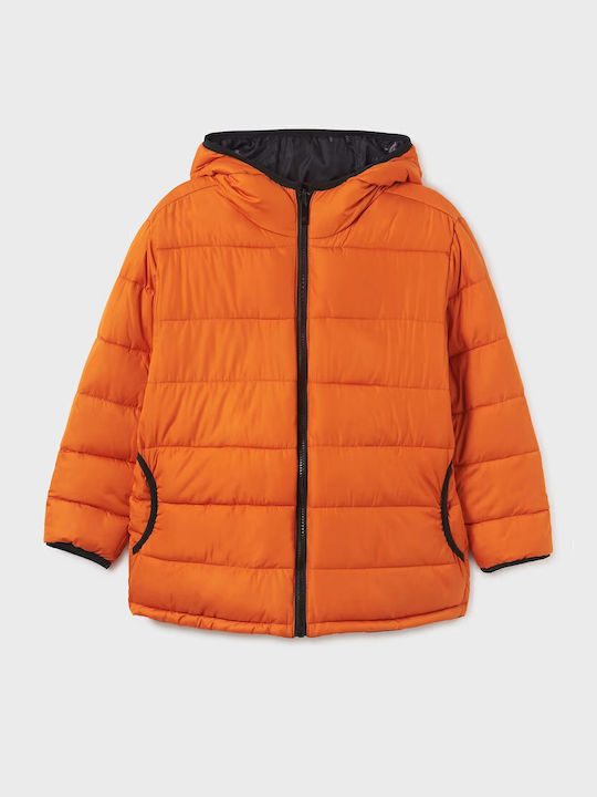 Kids' Casual Jacket Short with Hood Orange
