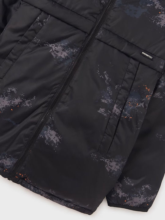 Kids' Casual Jacket Short with Hood Orange