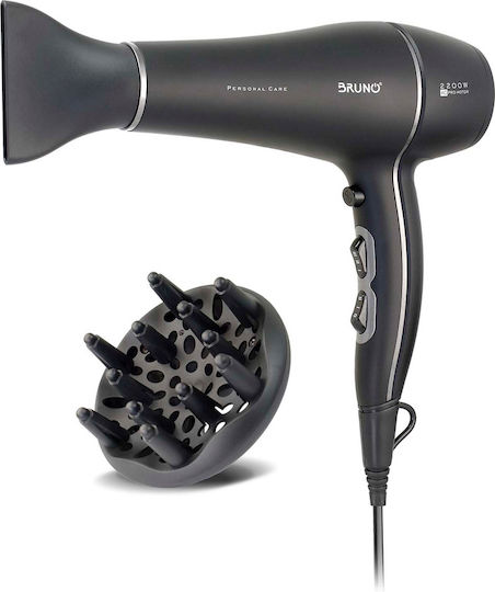 Bruno Hair Dryer with Diffuser 2200W