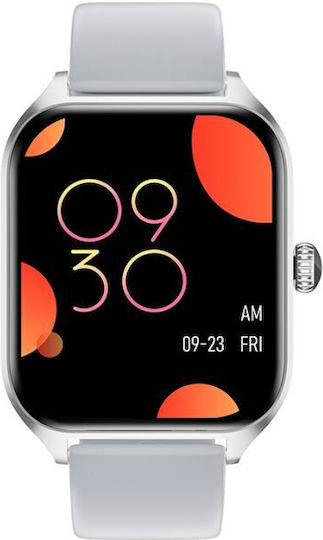 Borofone BD5 Sports Smartwatch με Παλμογράφο (Γκρι)