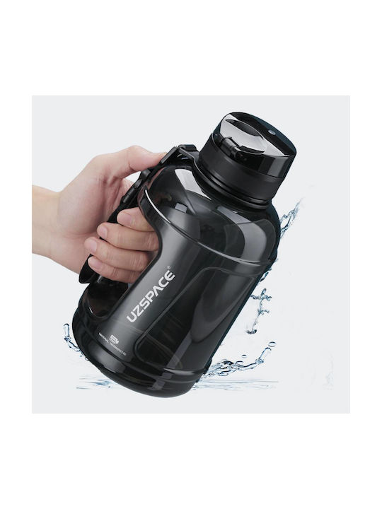 Uzspace Παγούρι 1600ml Μαύρο