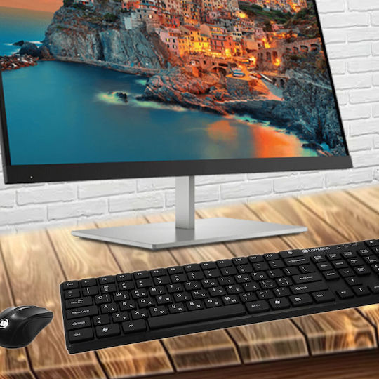 Lamtech LAM113065 Ασύρματο Πληκτρολόγιο Ελληνικό
