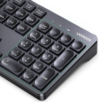 Ugreen KU004 Fără fir Doar tastatura Engleză US