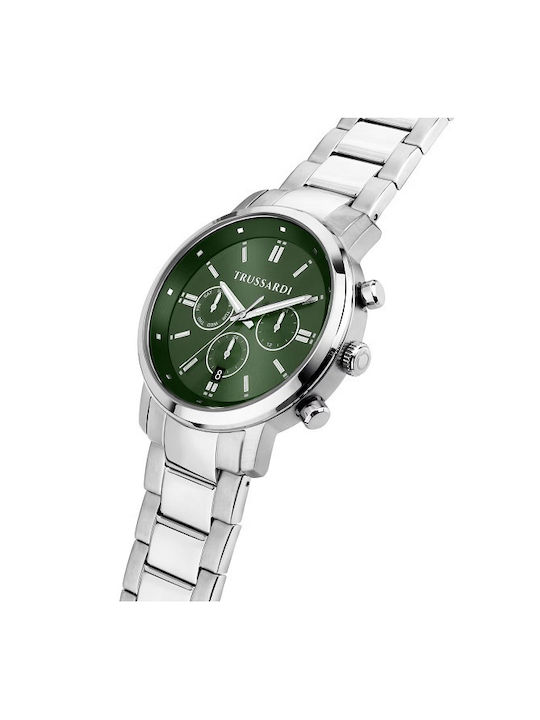 Trussardi T-couple Damen Uhr mit Silber Metallarmband