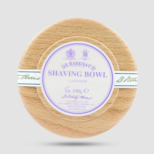 Dr. Harris & Co. Ltd Lavender Σαπούνι Ξυρίσματος σε Ξύλινο Μπολ 100gr