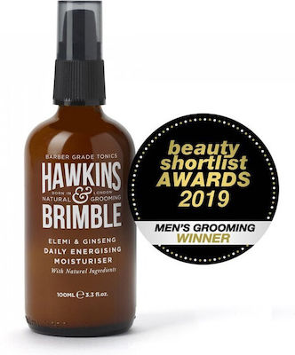 Hawkins & Brimble Daily Energising Moisturizer Elemi & Ginseng Feuchtigkeitsspendend Creme Gesicht Tag 100ml