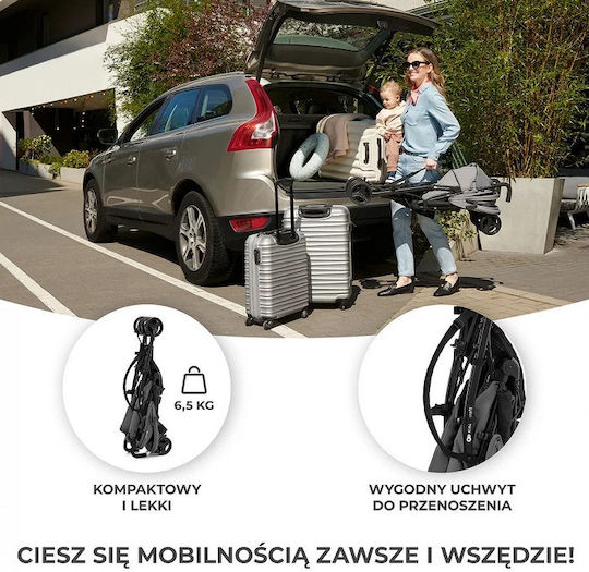 Kinderkraft Tik Количка с дръжка Сив 6.5кг