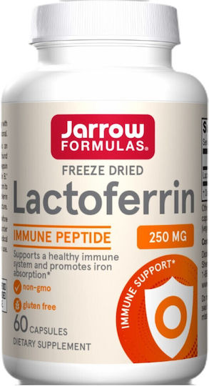 Jarrow Formulas Lactoferrin 250mg Supliment pentru Întărirea Sistemului Imunitar 60 Capsule