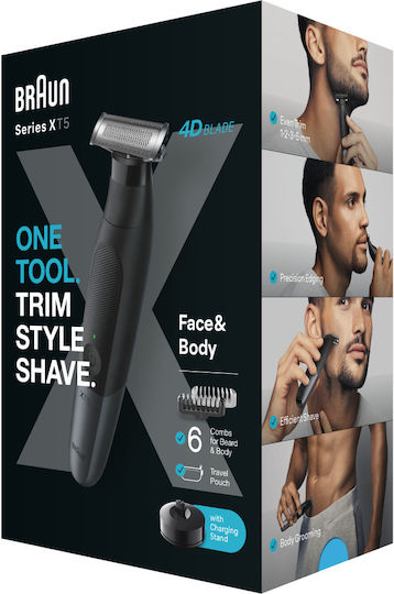 Braun XT5300 Περιστρεφόμενη Ξυριστική Μηχανή Προσώπου / Σώματος Επαναφορτιζόμενη