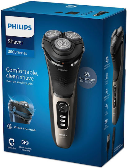 Philips Series 3000 Rotating Electric Shaver Face Rechargeable