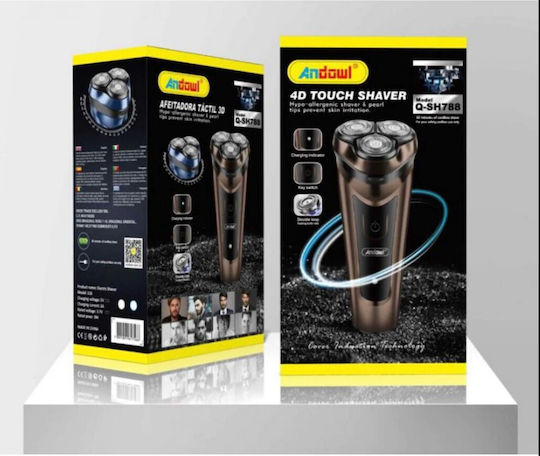 Andowl SH788 Rotating Electric Shaver Face Rechargeable