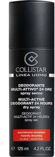Collistar Men Multi-active Deodorant 24H Αποσμητικό 24h σε Spray 125ml