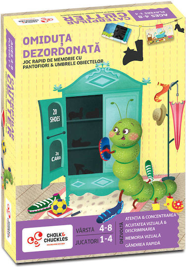 Joc de Societate Omiduta Dezordonata pentru 1-4 Jucători 4+ Ani Chalk & Chuckles