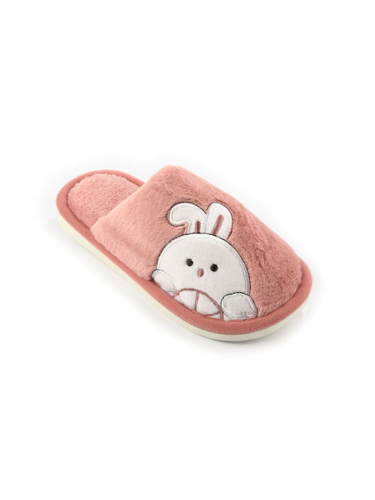 Fshoes Winter Women's Slippers in Pink color