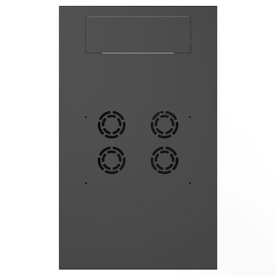 Canovate Boden Rack-Schrank 42U 60x100cm Schwarz CSS-9-4260F