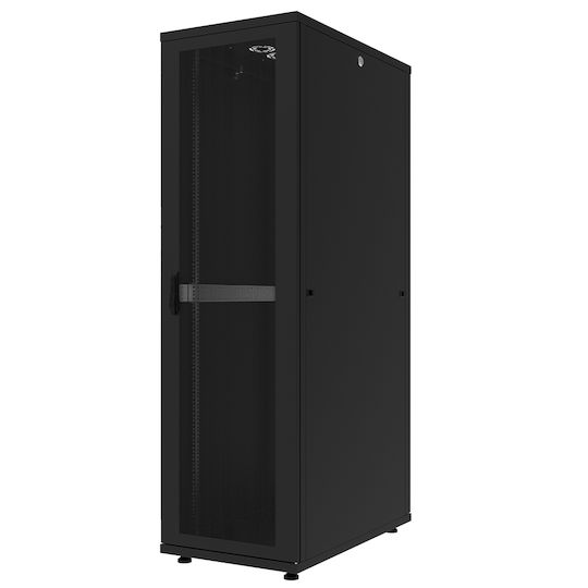 Canovate Boden Rack-Schrank 42U 60x100cm Schwarz CSS-9-4260A