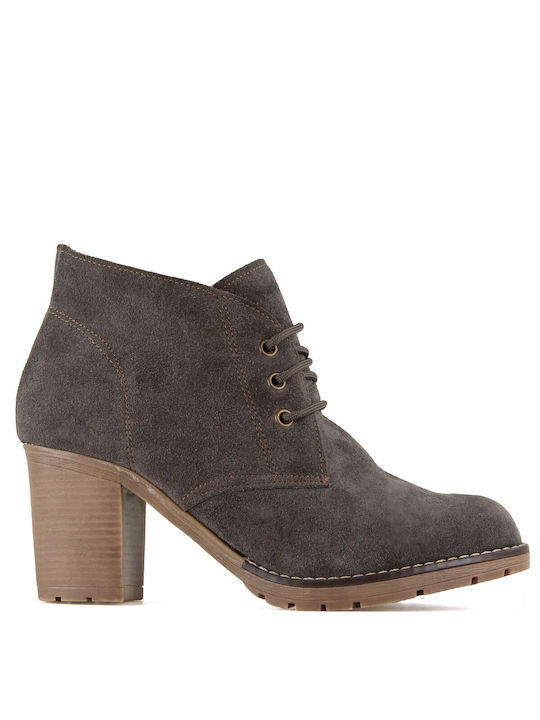 Silia D Suede Women's Ankle Boots Brown