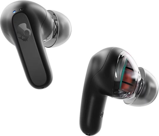 Skullcandy True In-Ear Bluetooth-Freisprecheinrichtung Kopfhörer mit Ladeetui Schwarz