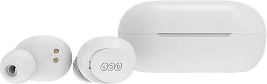 QCY Arcbuds Lite T27 Bluetooth-Freisprecheinrichtung Kopfhörer mit Schweißresistenz und Ladeetui Weiß