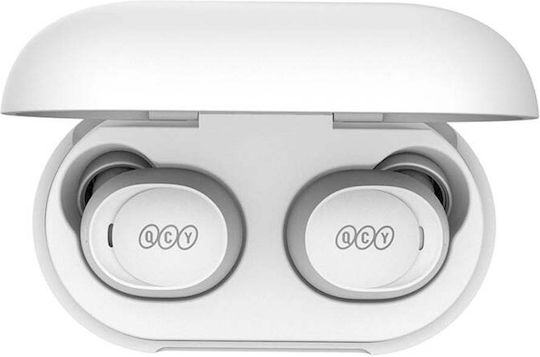 QCY Arcbuds Lite T27 Bluetooth-Freisprecheinrichtung Kopfhörer mit Schweißresistenz und Ladeetui Weiß