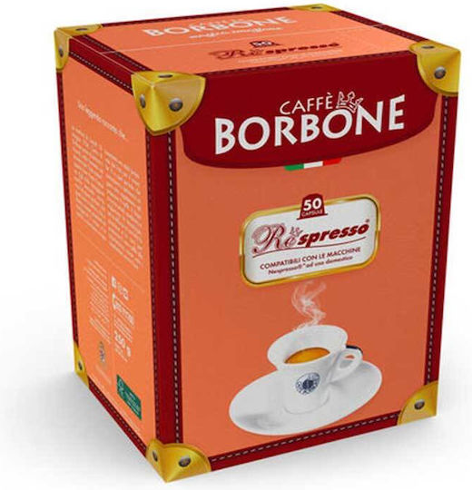 Caffe Borbone Capsules Espresso Dek Decaffeine Compatible with Machine Nespresso 50caps,tobolek