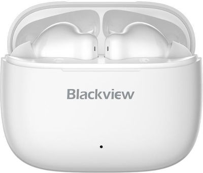 BlackView AirBuds 4 Bluetooth Handsfree Ακουστικά με Αντοχή στον Ιδρώτα και Θήκη Φόρτισης Λευκά