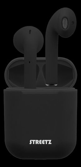 Streetz TWS-0003 Earbud Bluetooth Handsfree Earphones with Charging Case Black