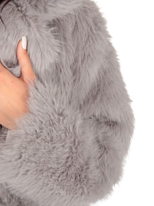 Frauen Pelz Gray FUR-23-0151 (GRY)