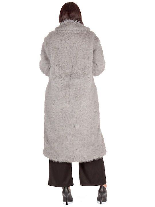 Frauen Pelz Gray FUR-23-0151 (GRY)
