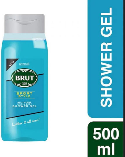 Brut Sport Style Toning Shower Gel with Citrus Scent 500ml