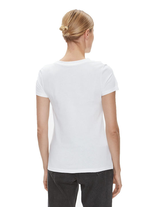 Calvin Klein Damen T-Shirt Weiß