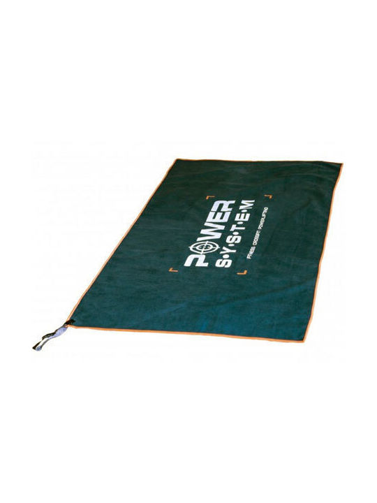 Power System Microfiber Blue Gym Towel 100x50cm PS-7005