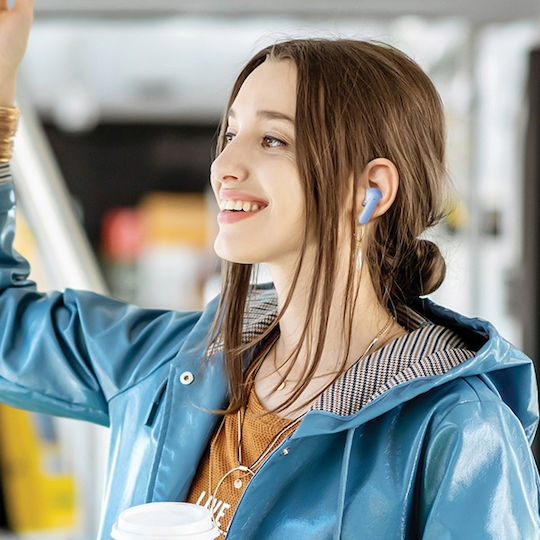 Awei T85 Earbud Bluetooth Handsfree Căști cu Carcasă de Încărcare Portocaliu