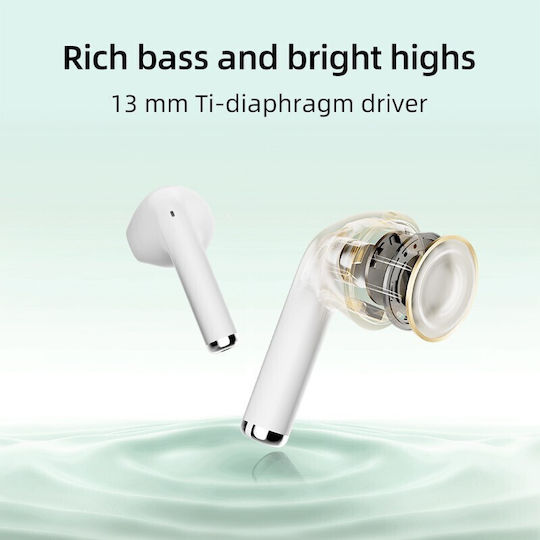 QCY T29 Ailybuds Lite Bluetooth Handsfree Ακουστικά με Θήκη Φόρτισης Λευκά