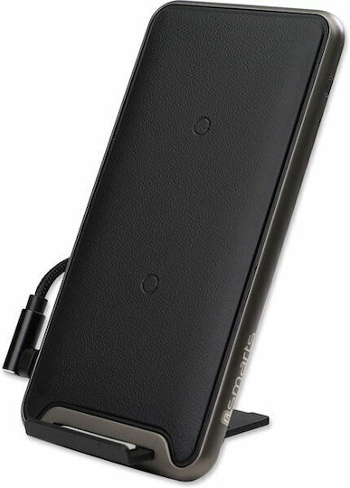 4Smarts Ασύρματος Φορτιστής (Qi Pad) 10W Γκρι (Inductive Fast)