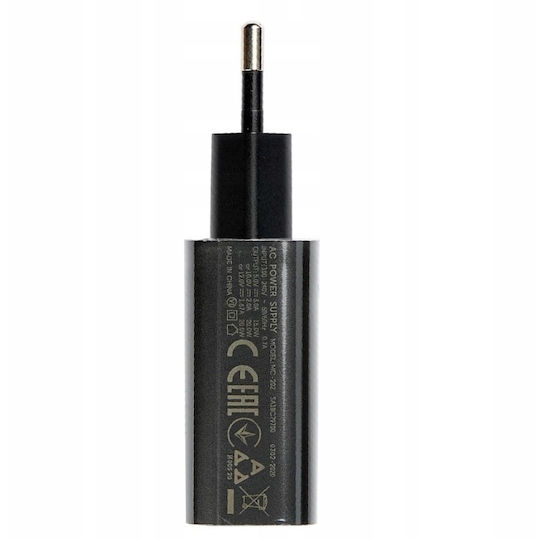 Motorola Încărcător cu Port USB-A și Cablu USB-C 20W Negruς (TurboPower)