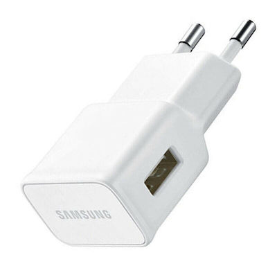 Samsung Ladegerät mit USB-A Anschluss Weißs (EP-TA50EWE + ECB-DU4EWE Bulk)