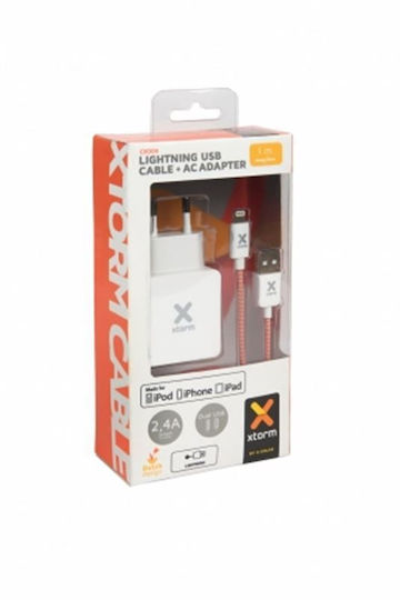 Xtorm Φορτιστής και Καλώδιο Lightning 10W Λευκός (CX004)