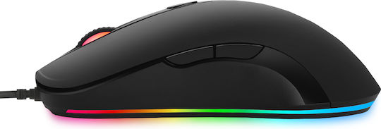ABKONCORE A530 3325 RGB Геймърска Мишка 4000 DPI Черен