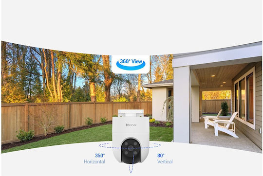 Ezviz H8C IP Κάμερα Παρακολούθησης Full HD+ 4MP Αδιάβροχη με Ηχείο και Φακό 4mm